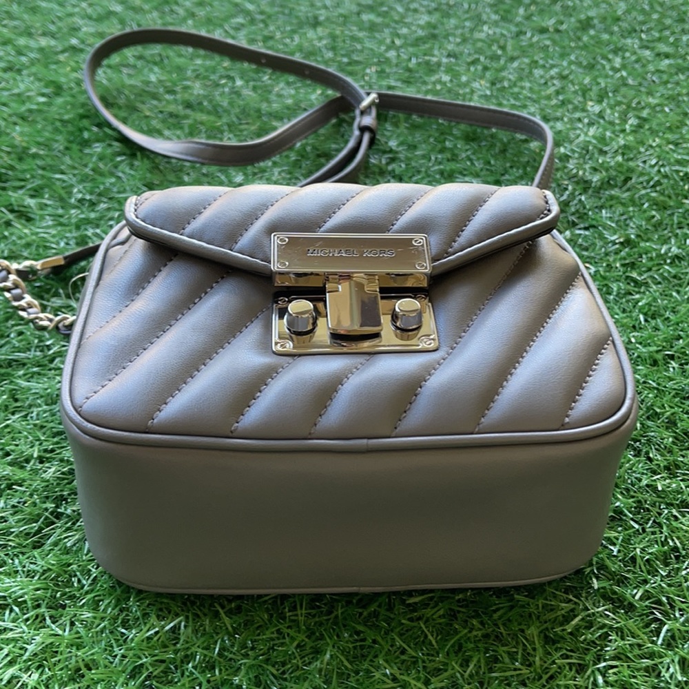 Michael Kors Small Rose Top Handle Leather Satchel - Picture 3 of 16